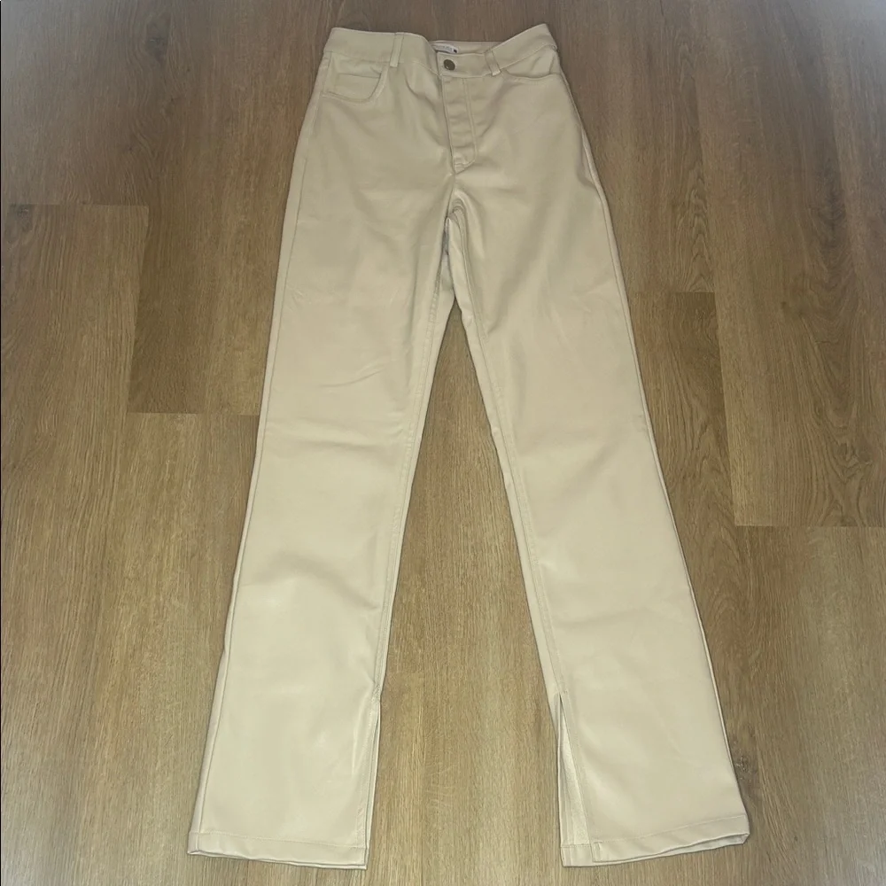 Zara Cream Boot Cut Pants